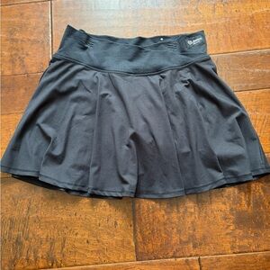 Justice girls black tennis skirt
